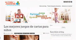 Desktop Screenshot of lacasadelosjuguetes.com